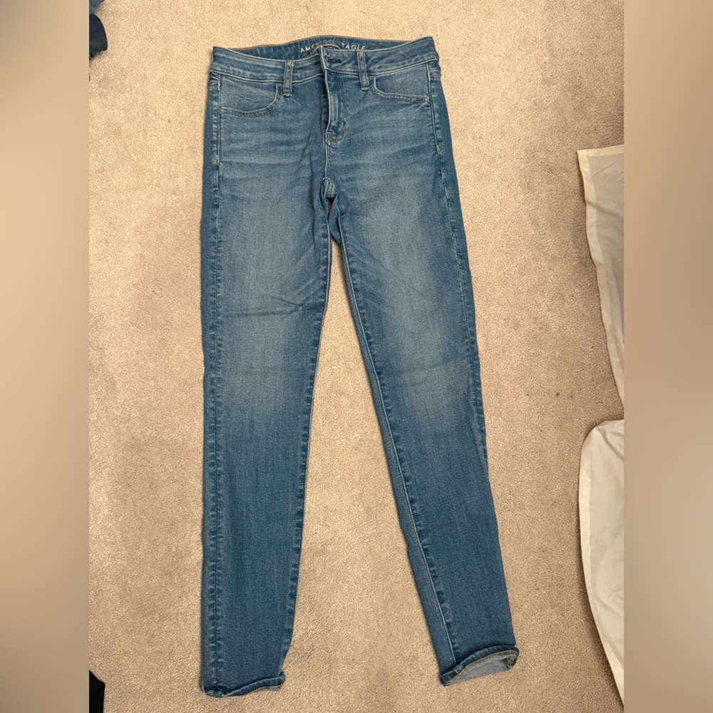 American Eagle stretch jeggings- great condition!